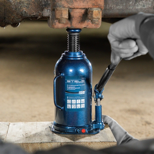 Домкрат гидравлический бутылочный, 20 т, h подъема 235-445 мм Stels по ценам производителя в Казани с доставкой по всей России