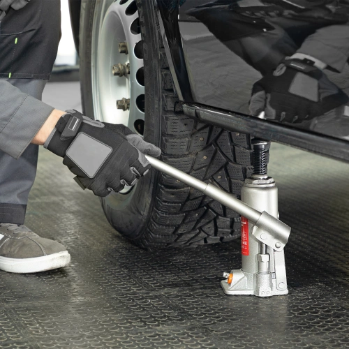 Домкрат гидравлический бутылочный, 4 т, h подъема 194-372 мм, в пластиковом кейсе Matrix по ценам производителя в Казани с доставкой по всей России