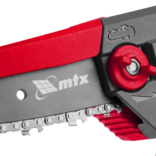 Цепная мини-пила аккумуляторная, MCS-100, шина 100 мм, Li-Ion, 20 В MTX по ценам производителя в Казани с доставкой по всей России