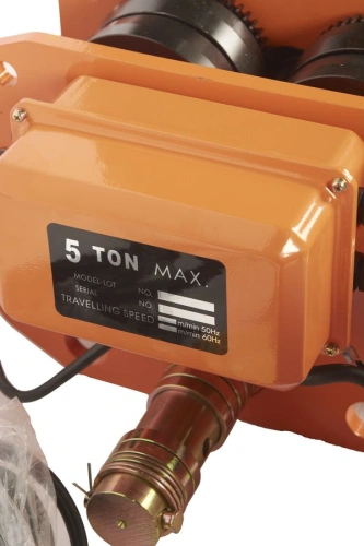 Таль передвижная с уменьшенной строительной высотой  5т  6м 380В электрическая цепная TOR HHBDSL-02 по ценам производителя в Казани с доставкой по всей России