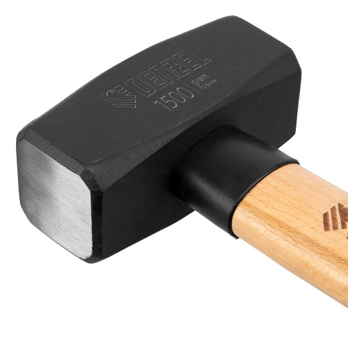 Кувалда, 1500 г, кованая головка, буковая рукоятка Denzel купить в Москве с доставкой по всей России | ProtosMarket.ru