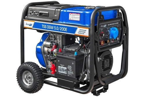 Дизельный сварочный генератор TSS PROF DGW 5.0/200E по ценам производителя в Казани с доставкой по всей России