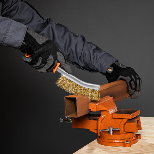 Щетка металлическая с пластмассовой ручкой Sparta по ценам производителя в Казани с доставкой по всей России