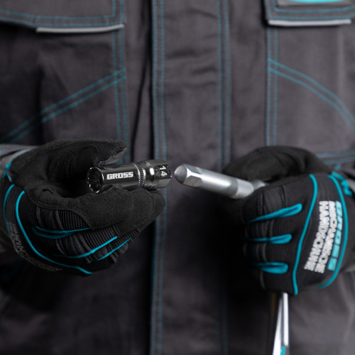 Головка торцевая свечная, магнитная, двенадцатигранная, 14 мм, под квадрат 1/2 Gross купить в Москве с доставкой по всей России | ProtosMarket.ru