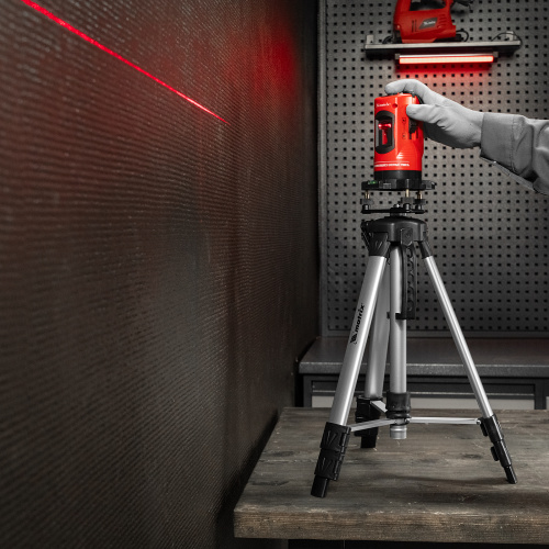 Лазерный уровень самовыравнивающийся, 150 мм, штатив 1150 мм, набор в пластиковом кейсе Matrix купить в Москве с доставкой по всей России | ProtosMarket.ru