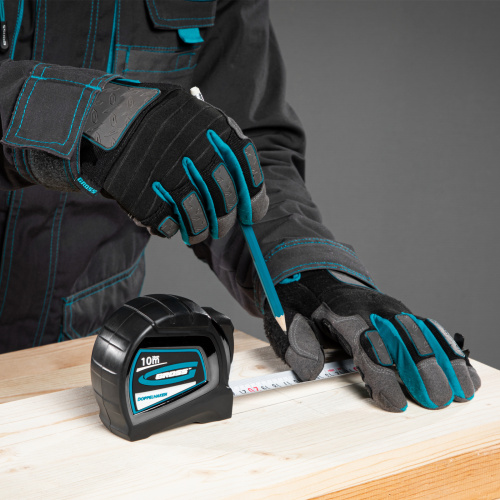 Рулетка "Doppelhaken",10 м x 25 мм,двухсторонний зацеп,Нейлон,двусторонняя шкала,автоматическая фиксация Gross по ценам производителя в Казани с доставкой по всей России