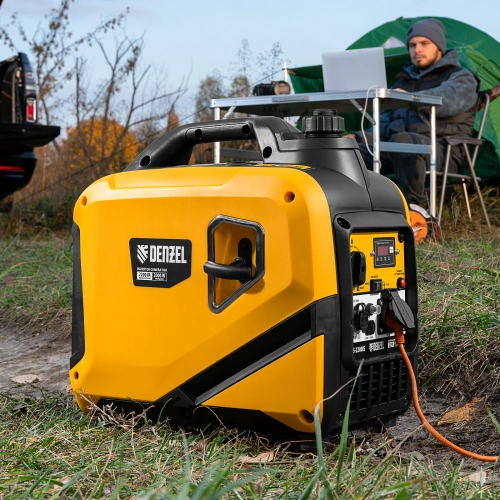 Генератор инверторный GS-2200iS, 2,2 кВт, 230 В, закрытый корпус, ручной старт DENZEL купить в Москве с доставкой по всей России | ProtosMarket.ru