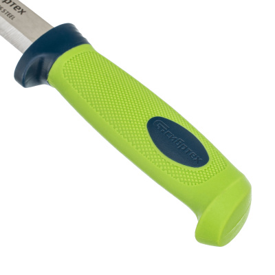 Нож универсальный с чехлом, обрезиненная рукоятка, 220 мм, лезвие 100 мм Сибртех купить в Москве с доставкой по всей России | ProtosMarket.ru