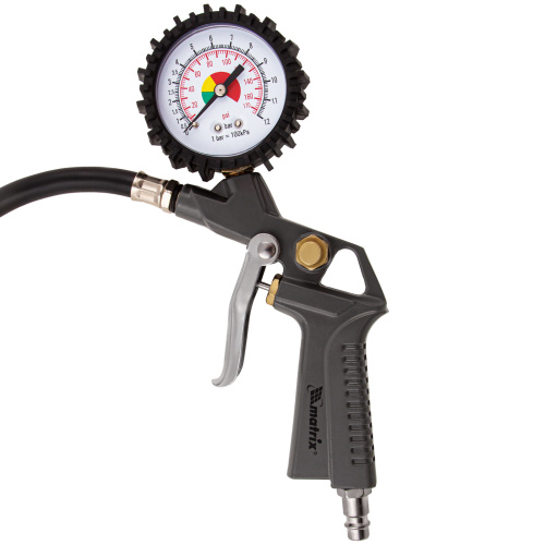 Набор пневмоинструмента, 5 предметов, быстросъемное соединение, краскораспылитель с нижним бачком Matrix купить в Москве с доставкой по всей России | ProtosMarket.ru