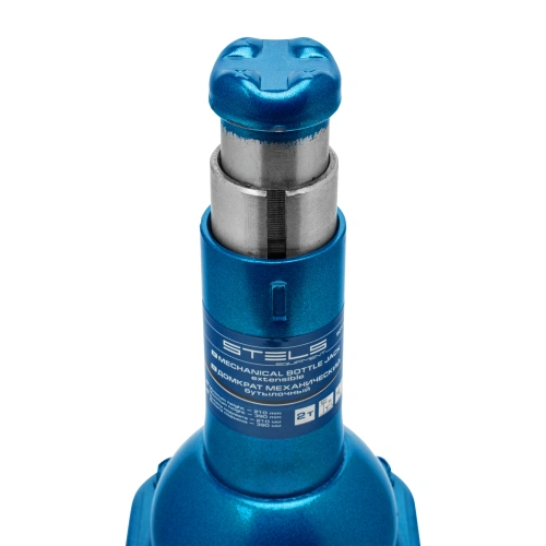 Домкрат механический бутылочный, 2 т, h подъема 180-395 мм, 2 части (домкрат, ручка) Stels купить в Москве с доставкой по всей России | ProtosMarket.ru