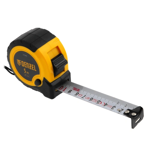 Рулетка 5м х 25мм, двухкомп. корпус, кнопка-пауза Denzel купить в Москве с доставкой по всей России | ProtosMarket.ru
