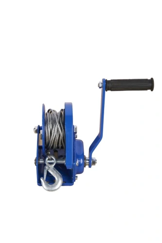 Лебедка ручная барабанная  с тросом  540кг  10м стальной корпус TOR BHW по ценам производителя в Казани с доставкой по всей России
