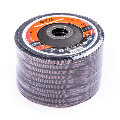 Круг лепестковый с керамическим абразивом для шлифования по нержавеющей стали FTL Everest 29 125 х 22,2 мм P100 по ценам производителя в Казани с доставкой по всей России