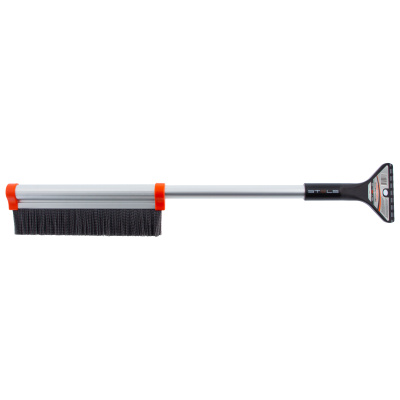 Щетка-сметка для снега со скребком, телескопическая 41-60 см Stels купить в Москве с доставкой по всей России | ProtosMarket.ru