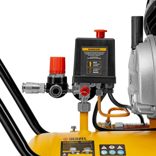 Компрессор воздушный DKV2200/50, Х-PRO 2.2 кВт, 400 л/мин, 50 л Denzel купить в Москве с доставкой по всей России | ProtosMarket.ru