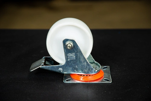 Колесо поворотное полипропилен SRCnb 42 100 мм с тормозом (N) купить в Москве с доставкой по всей России | ProtosMarket.ru