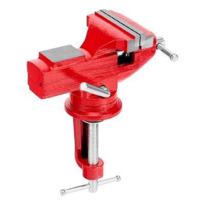 Тиски слесарные, 80 мм, настольные, поворотные, c наковальней MTX по ценам производителя в Казани с доставкой по всей России