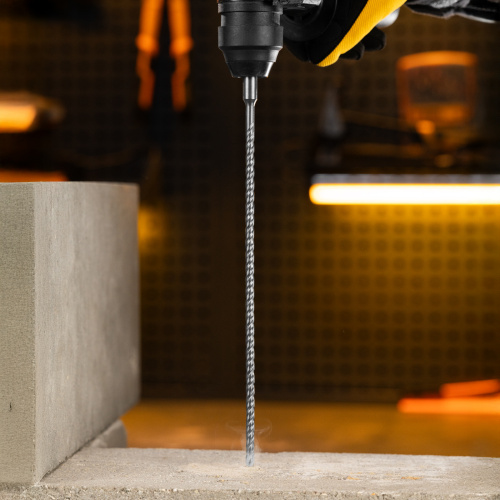 Бур по бетону, цельная крестовая пластина, 6x315 мм, SDS PLUS Denzel по ценам производителя в Казани с доставкой по всей России