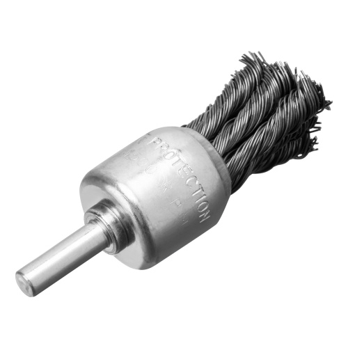 Щетка для дрели, 25 мм, "чашка" со шпилькой, крученая металлическая проволока Matrix по ценам производителя в Казани с доставкой по всей России