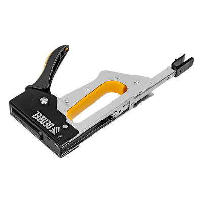 Степлер металлический, скобы в комплекте, 2К рукоятка, тип 53, 6-10 мм Denzel купить в Москве с доставкой по всей России | ProtosMarket.ru