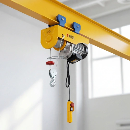 Тельфер электрический TF-1200,1.2 т, 1800 Вт, высота 12 м, 8 м/мин Denzel по ценам производителя в Казани с доставкой по всей России