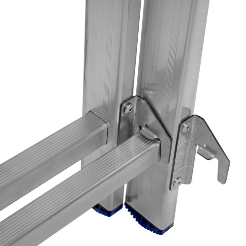 Лестница, 3 х 14 ступеней, алюминиевая, трехсекционная, Сибртех купить в Москве с доставкой по всей России | ProtosMarket.ru