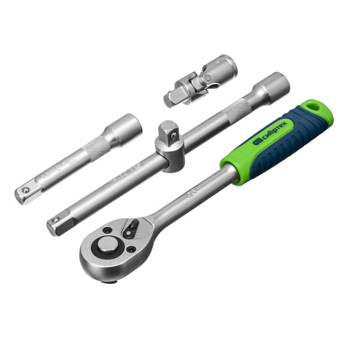 Набор инструментов, 1/2", пластиковый кейс, 32 предмета// Сибртех купить в Москве с доставкой по всей России | ProtosMarket.ru