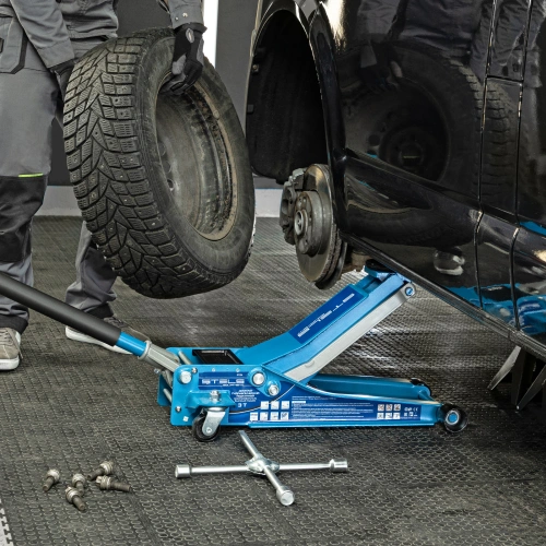 Домкрат гидравлический подкатной, быстрый подъем, 3т Low Profile Quick, 75-515 мм, профессиональный Stels по ценам производителя в Казани с доставкой по всей России