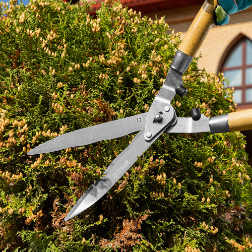 Кусторез, 520 мм, волнистые лезвия, деревянные рукоятки, Palisad купить в Москве с доставкой по всей России | ProtosMarket.ru