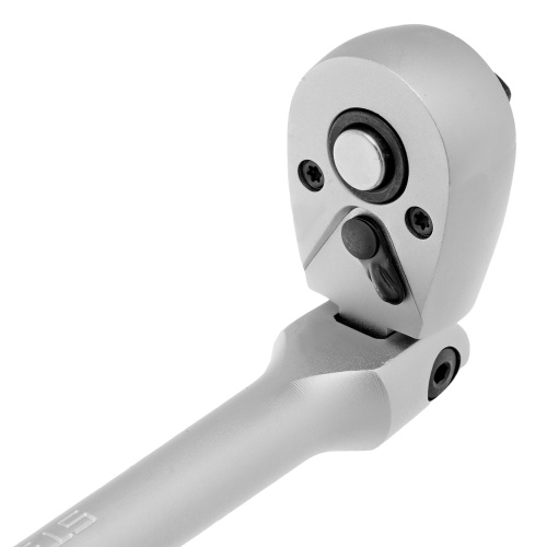 Ключ-трещотка шарнирный 3/8", СrV, 72 зуба, с быстрым сбросом, матовый хром Stels купить в Москве с доставкой по всей России | ProtosMarket.ru