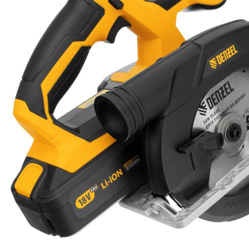 Пила циркулярная аккумуляторная бесщет. CCS-165, 18В Li-Ion Denzel купить в Москве с доставкой по всей России | ProtosMarket.ru