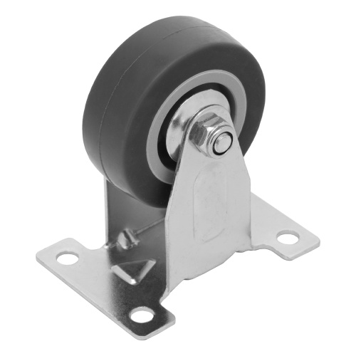 Колесо неповоротное D 50 мм, крепление  платформенное Сибртех по ценам производителя в Казани с доставкой по всей России