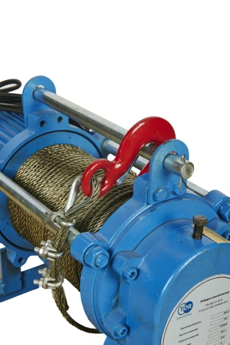 Лебедка электрическая  500 кг  70 м с канатом 220 В TOR KCD по ценам производителя в Казани с доставкой по всей России