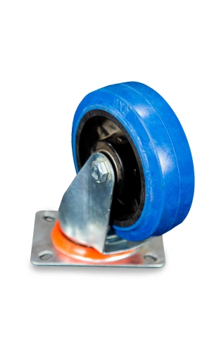 Колесо поворотное из эластичной резины MW150 150 мм купить в Москве с доставкой по всей России | ProtosMarket.ru