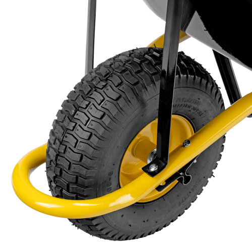 Тачка строительная, усиленная, объем 130 л, 230 кг, колесо 15х6.00-6 Denzel по ценам производителя в Казани с доставкой по всей России