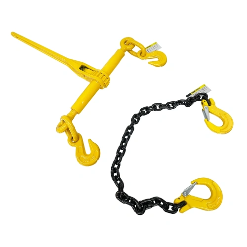 Стяжка цепная строп 1СЦ 22,8т талреп 16мм 3м цепь крепежная крюк-крюк комплект с храповиком для крепления груза с двумя крюками купить в Москве с доставкой по всей России | ProtosMarket.ru