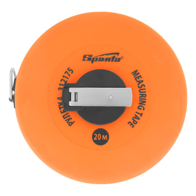 Рулетка геодезическая, 20 м х 12,5 мм, лента ПВХ, закрытый круглый корпус Sparta по ценам производителя в Казани с доставкой по всей России