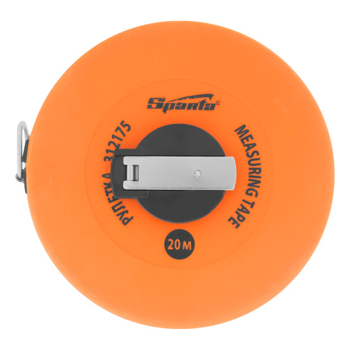 Рулетка геодезическая, 20 м х 12,5 мм, лента ПВХ, закрытый круглый корпус Sparta по ценам производителя в Казани с доставкой по всей России