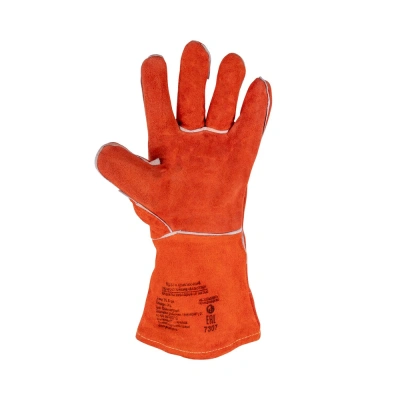 Краги спилковые термостойкие "Мастер" FOXWELD купить в Москве с доставкой по всей России | ProtosMarket.ru