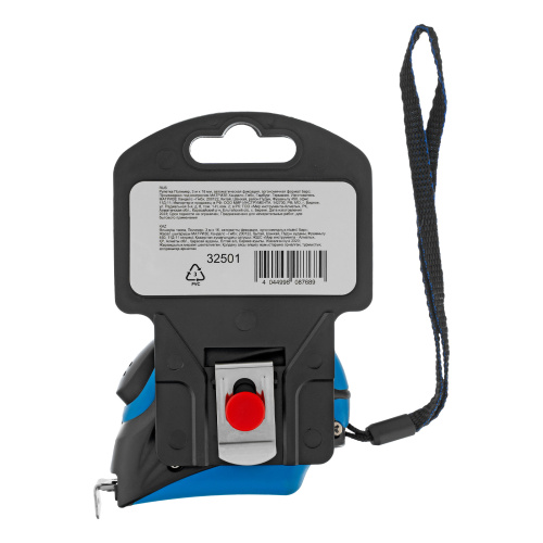 Рулетка Полимер,3 м х 16 мм,автоматическая фиксация,эргономичная форма Барс по ценам производителя в Казани с доставкой по всей России