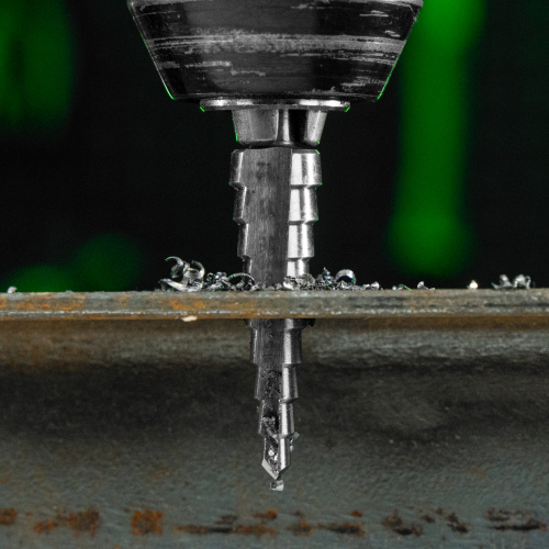 Сверло ступенчатое по металлу 4-5-6-7-8-9-10-11-12 мм, 4241 Сибртех купить в Москве с доставкой по всей России | ProtosMarket.ru