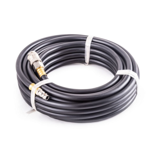 Резиновый маслостойкий воздушный шланг с фитингами Rapid, 20 бар, 12х6 мм, 10 м. AERO по ценам производителя в Казани с доставкой по всей России