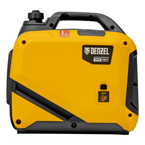 Генератор инверторный GS-3000iS, 3,0 кВт, 230 В, закрытый корпус, ручной старт DENZEL по ценам производителя в Казани с доставкой по всей России
