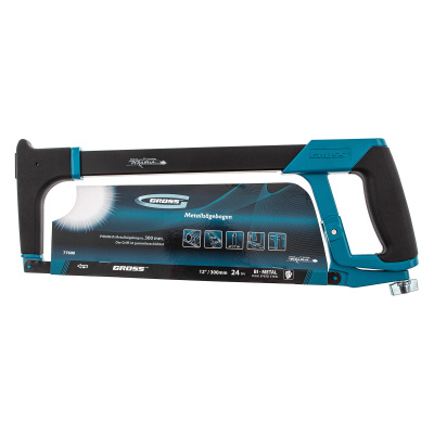 Ножовка по металлу "Piranha", 300 мм, обрезиненная рукоятка и захват Gross купить в Москве с доставкой по всей России | ProtosMarket.ru