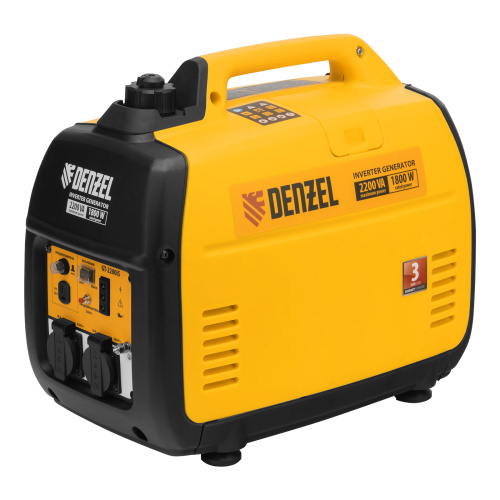 Генератор инверторный GT-2200iS, 2.2 кВт, 230 В, бак 4 л, закрытый корпус, ручной старт Denzel купить в Москве с доставкой по всей России | ProtosMarket.ru