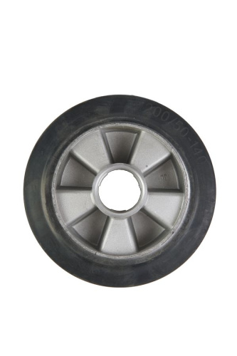 Колесо резиновое 200х50 мм без подшипника для тележек гидравлических BF/WB/RHP купить в Москве с доставкой по всей России | ProtosMarket.ru