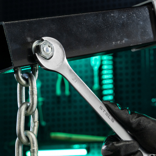 Ключ комбинированный, 21 мм, CrV, матовый хром Stels по ценам производителя в Казани с доставкой по всей России