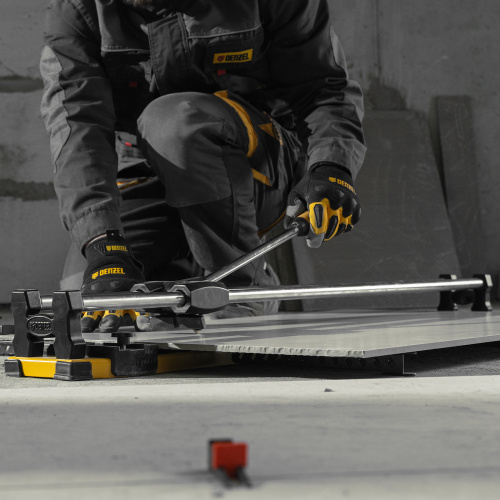 Плиткорез 1000х14мм, цельнометал. напр., каретка на подш., стальная станина, рукоятка-пенал Denzel по ценам производителя в Казани с доставкой по всей России