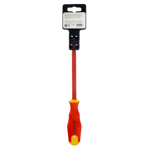 Отвертка диэлектрическая SL6.5 х 150 мм, CrV, до 1000 В, двухкомпонентная рукоятка Сибртех купить в Москве с доставкой по всей России | ProtosMarket.ru