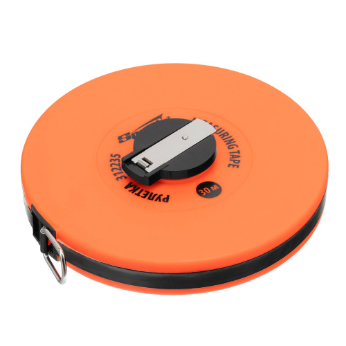 Рулетка геодезическая, 30 м х 12,5 мм, лента ПВХ, закрытый круглый корпус Sparta по ценам производителя в Казани с доставкой по всей России